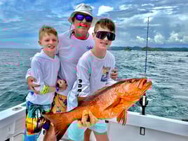 Cubera Snapper Fishing in Quepos, Costa Rica