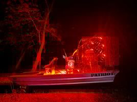 Airboat Guided Brazos River Fly Fishing