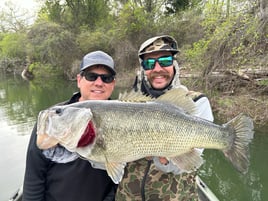 Largemouth Bass Fishing in Aquilla, Texas