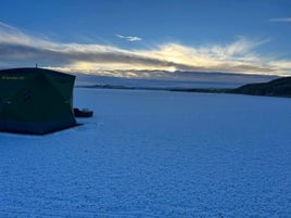 Ice fishing a variety of species