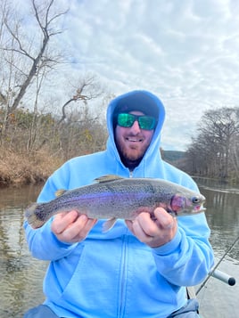 Trophy Rainbow Trout drift boat fly fishing trips