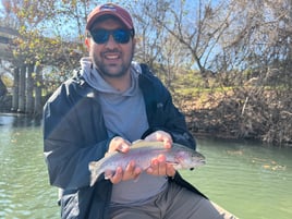 Trophy Rainbow Trout drift boat fly fishing trips