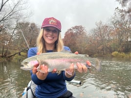 Trophy Rainbow Trout drift boat fly fishing trips