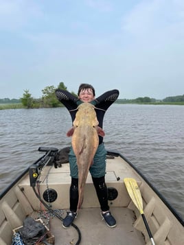 Flathead Catfish Fishing in Lockesburg, Arkansas