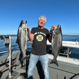Afternoon Salmon Fishing On Beautiful Puget