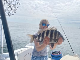 Family shark fishing 