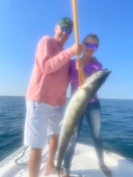 Family shark fishing 