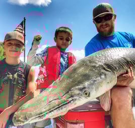 Alligator Gar Fishing in Dallas, Texas