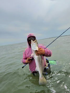 Wade fishing with artificial lures 