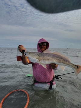 Wade fishing with artificial lures 