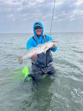 Wade fishing with artificial lures 