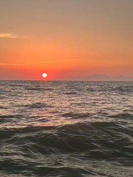 Sunset in the gulf