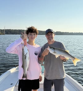 Stripe Bass fishing Trip