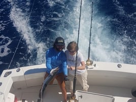 SNORKELING AND SPORT FISHING.