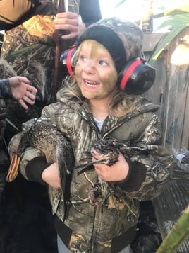 Texas marsh and bay duck hunting 