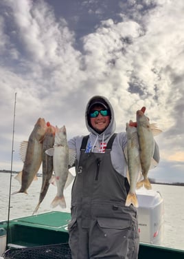 Detroit River Walleye Jigging