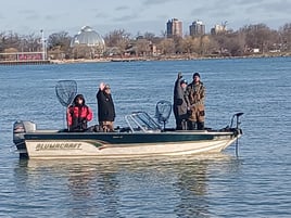 Detroit River Walleye Jigging