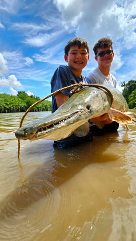 Fishing On Houston's Buffalo Bayou
