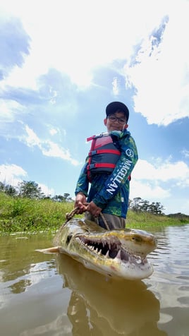 Fishing On Houston's Buffalo Bayou
