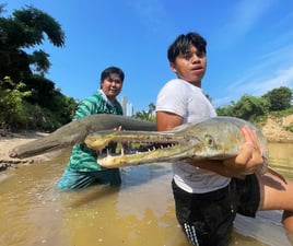 Fishing On Houston's Buffalo Bayou