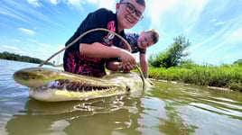 Fishing Houston's San Jacinto River