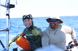 Fishing And Having Fun In The Sea