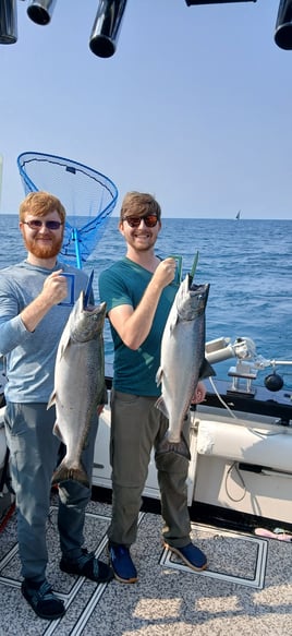 Fishing On Lake Michigan!