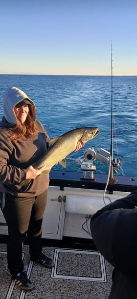 Fishing On Lake Michigan!