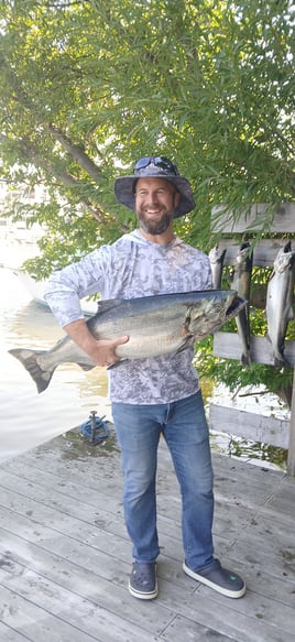Fishing On Lake Michigan!