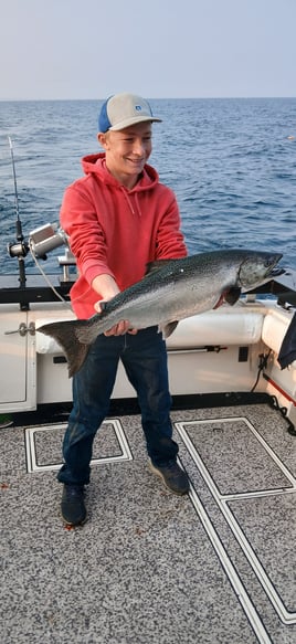 Fishing On Lake Michigan!