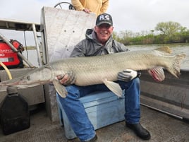 Alligator Gar on Rod & Reel