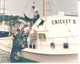 Fish on the Historic JAWS Boat