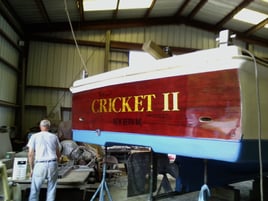 Fish on the Historic JAWS Boat