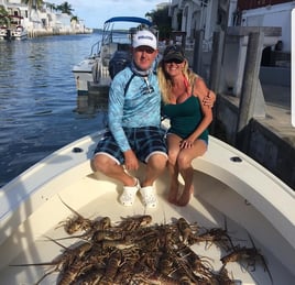 Key West Lobstering Or Fishing