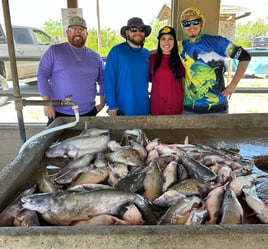 Falcon Lake Catfish Meat Haul 