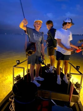 Nighttime Bowfishing