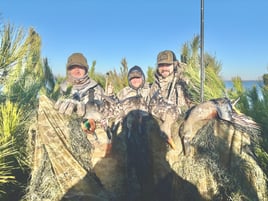 Open Water Scissor Rig Duck Hunts