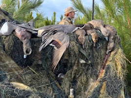 Open Water Scissor Rig Duck Hunts