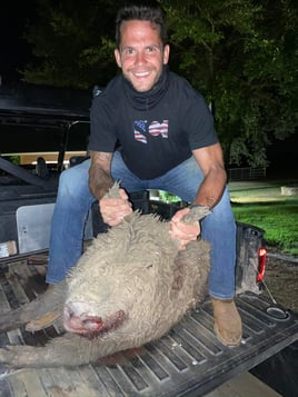 Hog Fishing in Dodd City, Texas