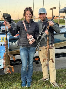 Guided Air Rifle Iguana Hunts | Elite Hunts | Trophy Hunts