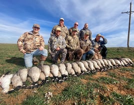 Texas Panhandle Goose Hunt