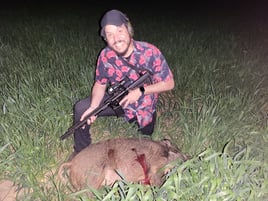 Hog Fishing in Rising Star, Texas