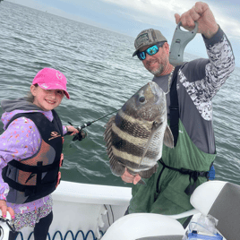 Sheepshead Fishing in Dauphin Island, Alabama