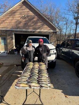 Slabbin’ out on big Millwood Crappie
