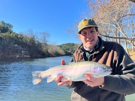 Trophy Rainbow Trout drift boat fly fishing trips