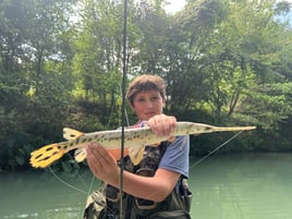 Fly fishing for Guadalupe Bass! 