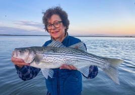 Hybrid Striped Bass Fishing in Napa, California
