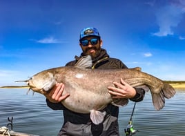 Blue Catfish Fishing in Zapata, Texas