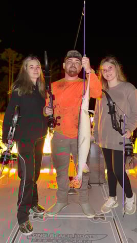 Night Saltwater Bowfishing