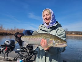 River fishing salmon or steelhead 